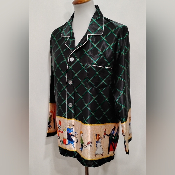 SATIN NUTCRACKER PJ TOP - Picture 6 of 10